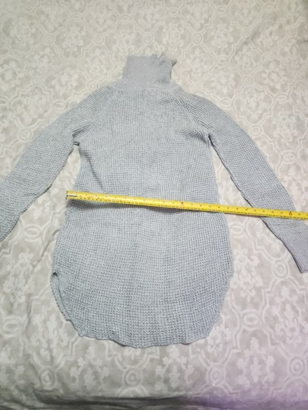 Gray Turtleneck Long Sleeve